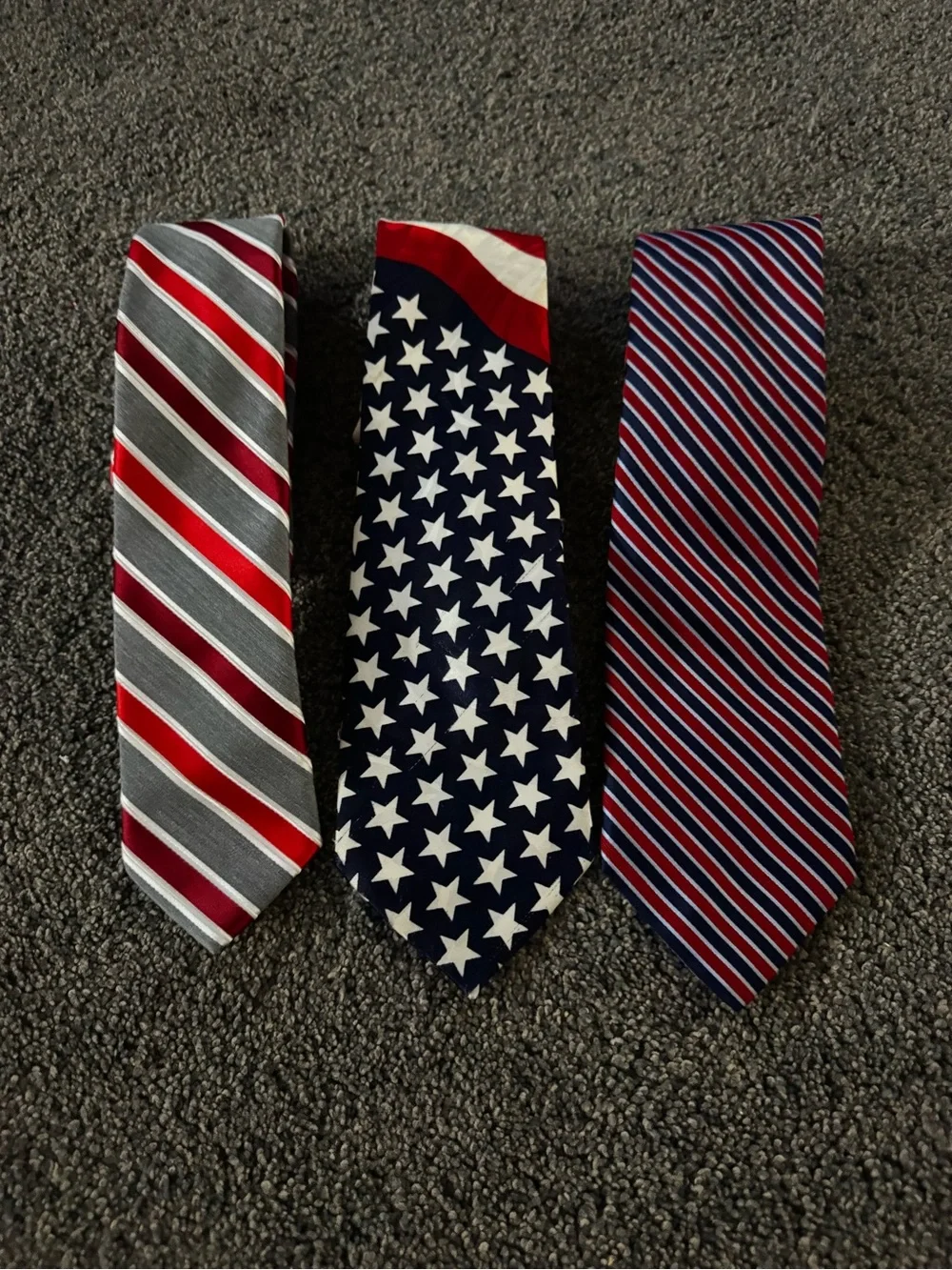 Nautica Red, White, and Blue Patriotic Tie Trio